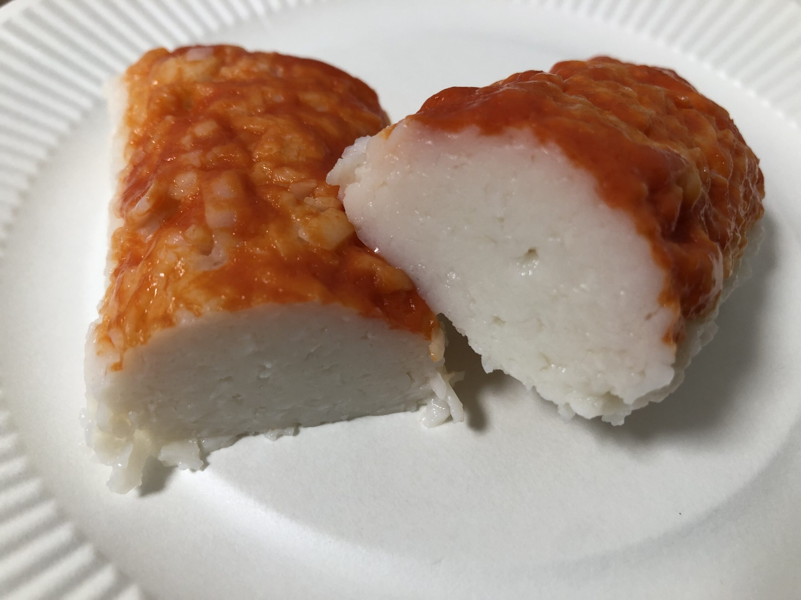 したらば（カニ風味）中身、断面