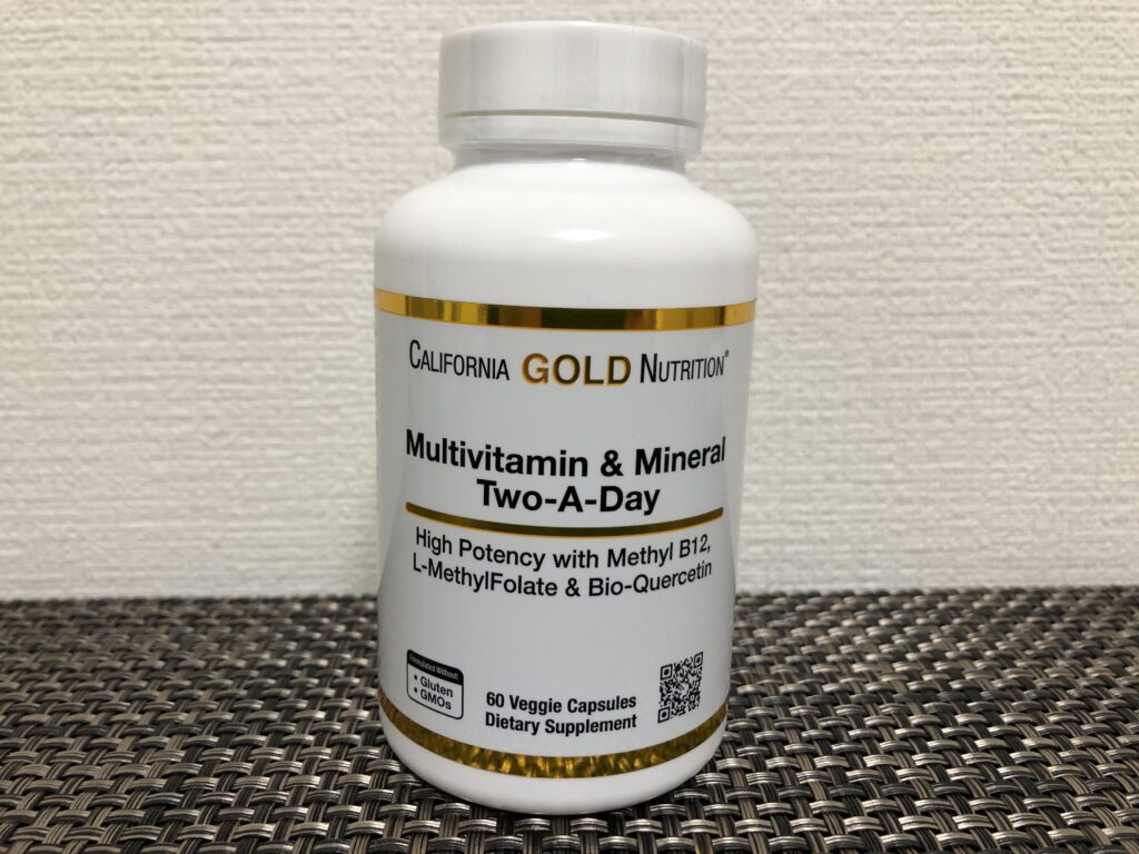 California Gold Nutrition「マルチビタミン&ミネラル」のパッケージ