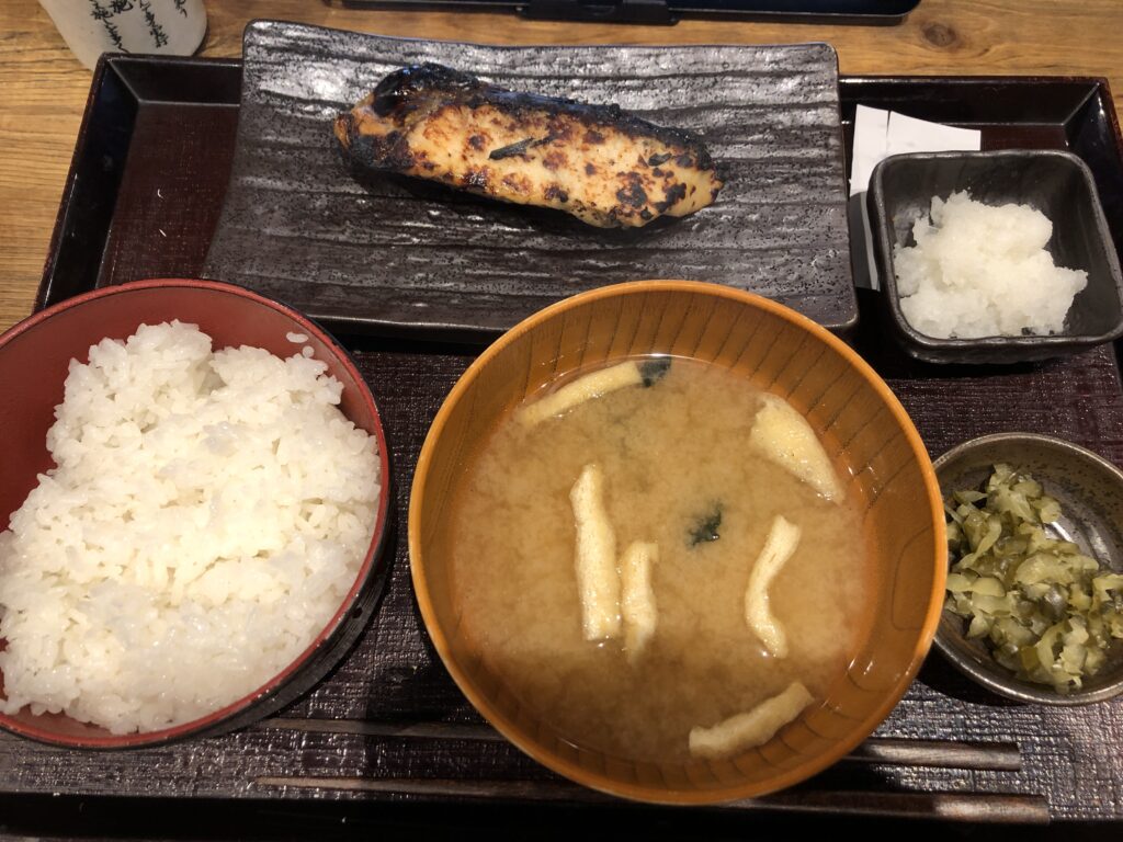 本さわら西京漬け定食